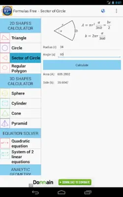 Formulas Free android App screenshot 2